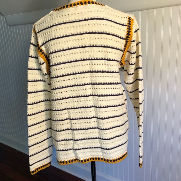 Francesca's Winter White Cable Knit Sweater - Picture 2 of 3